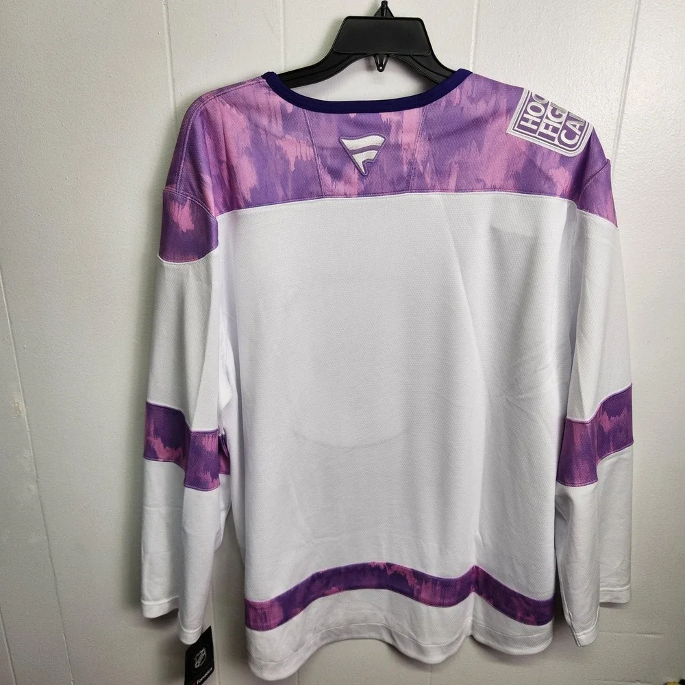 Winnipeg Jets Hockey Fight Cancer 2024 Jersey Mens XL NHL MSRP‎ $129.99
